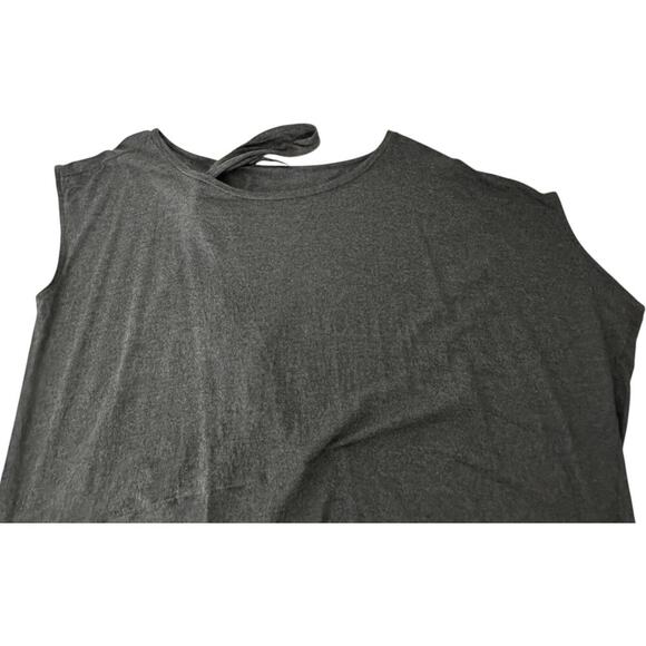 All Saints Pari Draped Grey Soft Jersey Mini Dress (L) - Picture 8 of 11